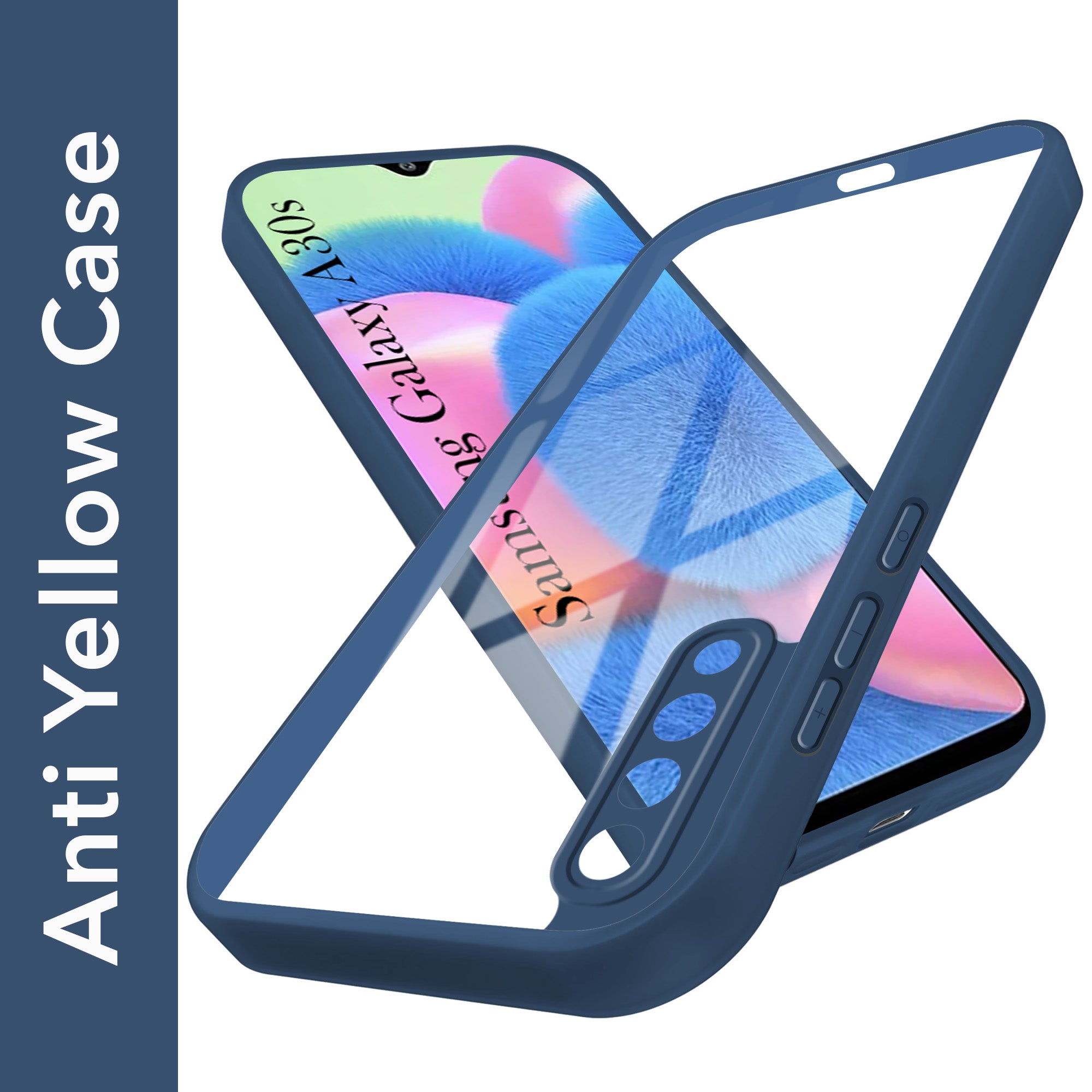 For Samsung Galaxy A30s Back Cover Case Ultra-Hybrid (Lifetime Anti Yellow | Anti Scratch | Crystal Clear Shockproof)