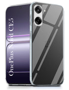 For Oneplus Nord CE 5 Back Cover ( Silicone Clear Shockproof Case with Camera Protection | Soft and Flexible | Transparent)