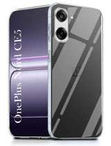 For Oneplus Nord CE 5 Back Cover ( Silicone Clear Shockproof Case with Camera Protection | Soft and Flexible | Transparent)