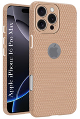 For Apple iPhone 16 Pro Max Back Cover Case (Liquid Silicone | Side Grip | Camera Protection)