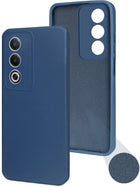 For Oppo A3 Pro 5G Back Cover Case (Matte Finish Silicone with Inside Fiber cloth |Black)