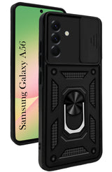 For Samsung Galaxy A56 Back Cover Case (Hybrid Dual Armor Polycarbonate)