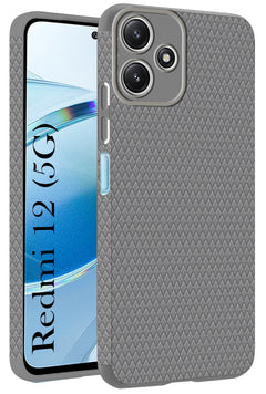 For Redmi 12 5G Back Cover Case (Liquid Silicone | Side Grip | Camera Protection)