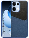 For Oppo Reno13 | Oppo Reno 13 Back Cover Case (Dual PU Leather Stitch | Professional Minimalist | Soft and Flexible)