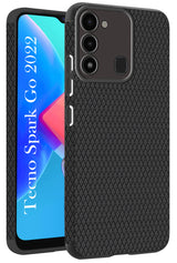 For Tecno Spark Go 2022 Back Cover Case (Liquid Silicone | Side Grip | Camera Protection)