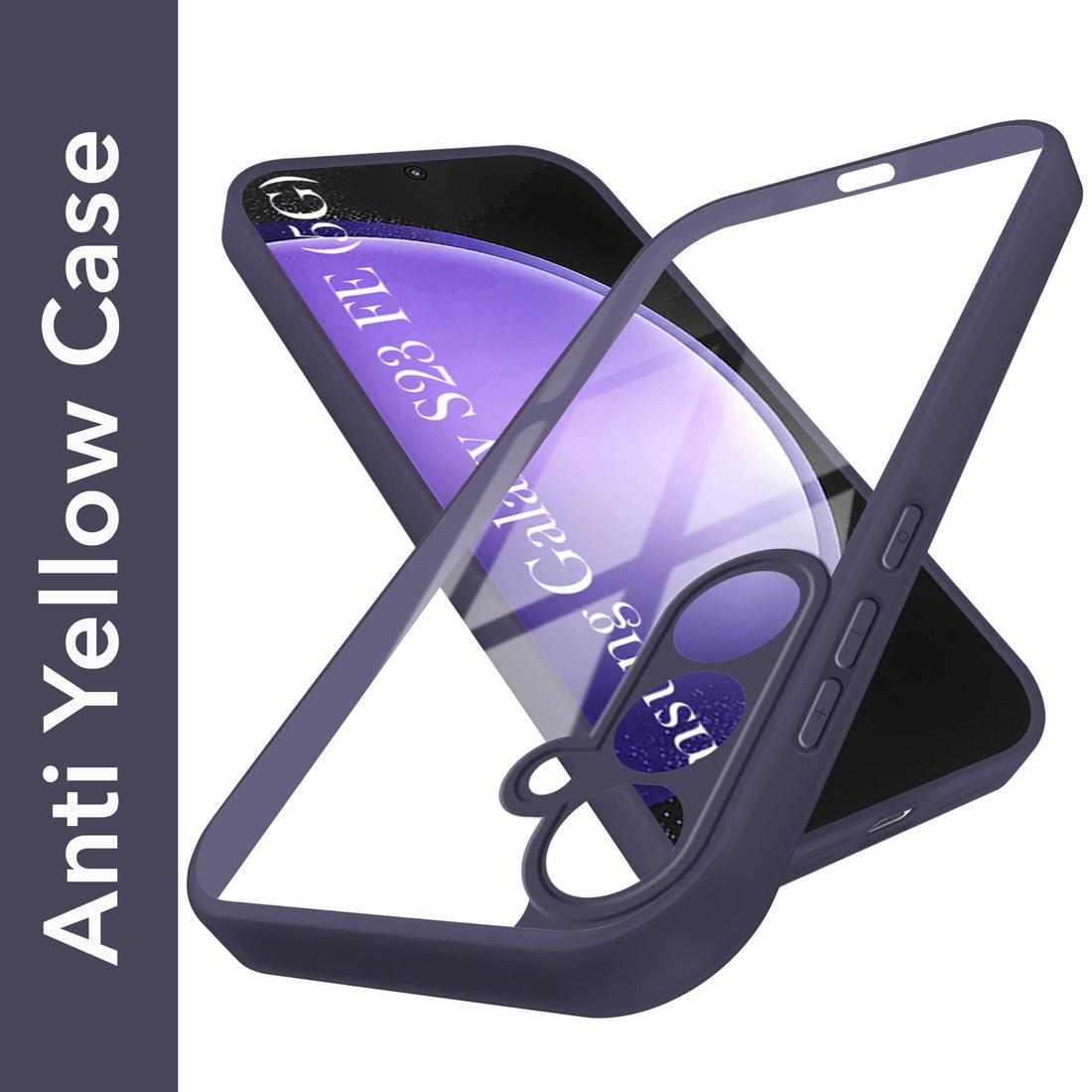 For Samsung Galaxy S23 FE 5G Back Cover Case (Lifetime Anti Yellow | Anti Scratch | Crystal Clear Shockproof)