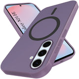 For Samsung Galaxy S24 FE  Back Cover Case  (Frosted Matte Feel | MagSafe Compatible Wireless Charging | Polycarbonate Material)