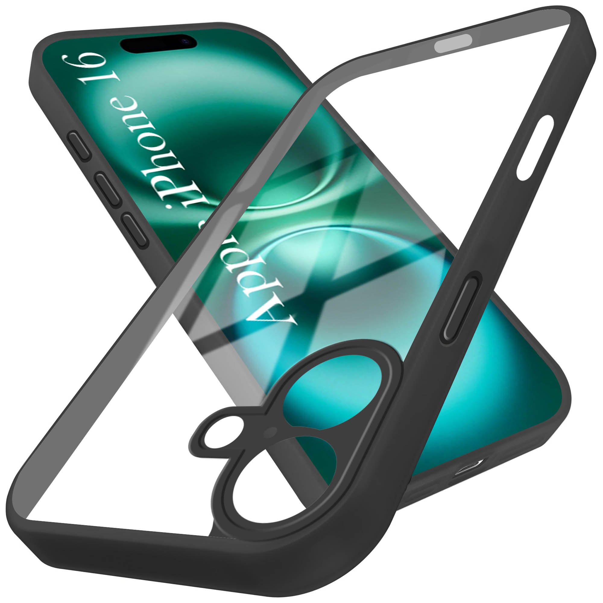 For Apple iPhone 16 Back Cover Case (Lifetime Anti Yellow | Anti Scratch | Crystal Clear Shockproof)