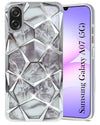 For Samsung Galaxy A07 5G Back Cover Case (Dual Design Glitter Sparkle and Detachable Diamond Print Case | Soft and Flexible)