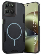 For Motorola Moto G77 Power Back Cover Case (Slim Hybrid Armor | Shockproof Camera Protection | Rugged Dual Layer)