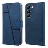 For Vivo Y200e Flip Cover Case (Stitched Leather with Magnetic Closure)