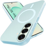 For Samsung Galaxy S25 Plus Back Cover Case (Frosted Matte Feel | MagSafe Compatible Wireless Charging | Polycarbonate Material)