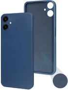For Samsung Galaxy A06 Back Cover Case ( Matte Finish Silicone with Inside Fiber cloth)