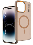 For Apple iPhone 14 Pro Max Back Cover Case (Soft Touch | Camera Bump Protection | MagSafe Compatible | Matte Finish)