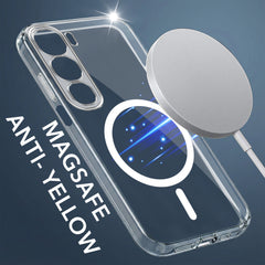 For Vivo Y31 5G Back Cover Shockproof Crystal-Clear (Magsafe Wireless Support | Drop & Camera Protection | Hard Polycarbonate)
