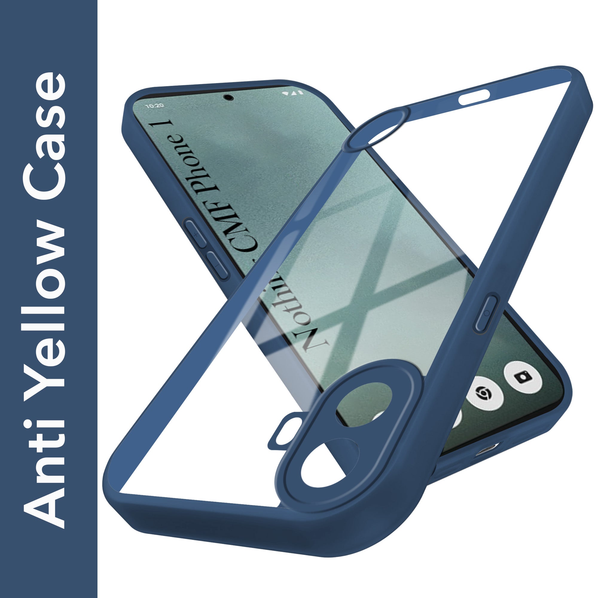 For Nothing CMF Phone 1 Back Cover Case Ultra-Hybrid (Lifetime Anti Yellow | Anti Scratch | Crystal Clear Shockproof)