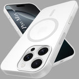 For Apple iPhone 16 Pro Max Back Cover Case (Frosted Matte Feel | MagSafe Compatible Wireless Charging | Polycarbonate Material)