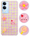 For Vivo iQOO Z10 Lite Back Cover Case (3D Cute Cartoons | Hard Back Side Soft | Matte Premium Finish | HD Printing)