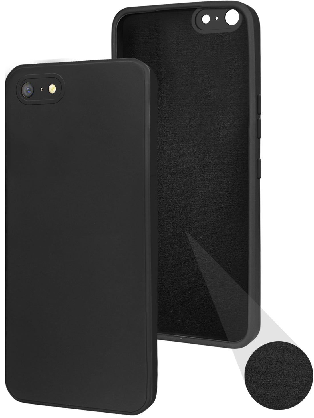For Oppo A71 Back Cover ( Silicone Clear Shockproof Case with Camera Protection | Soft and Flexible | Transparent)