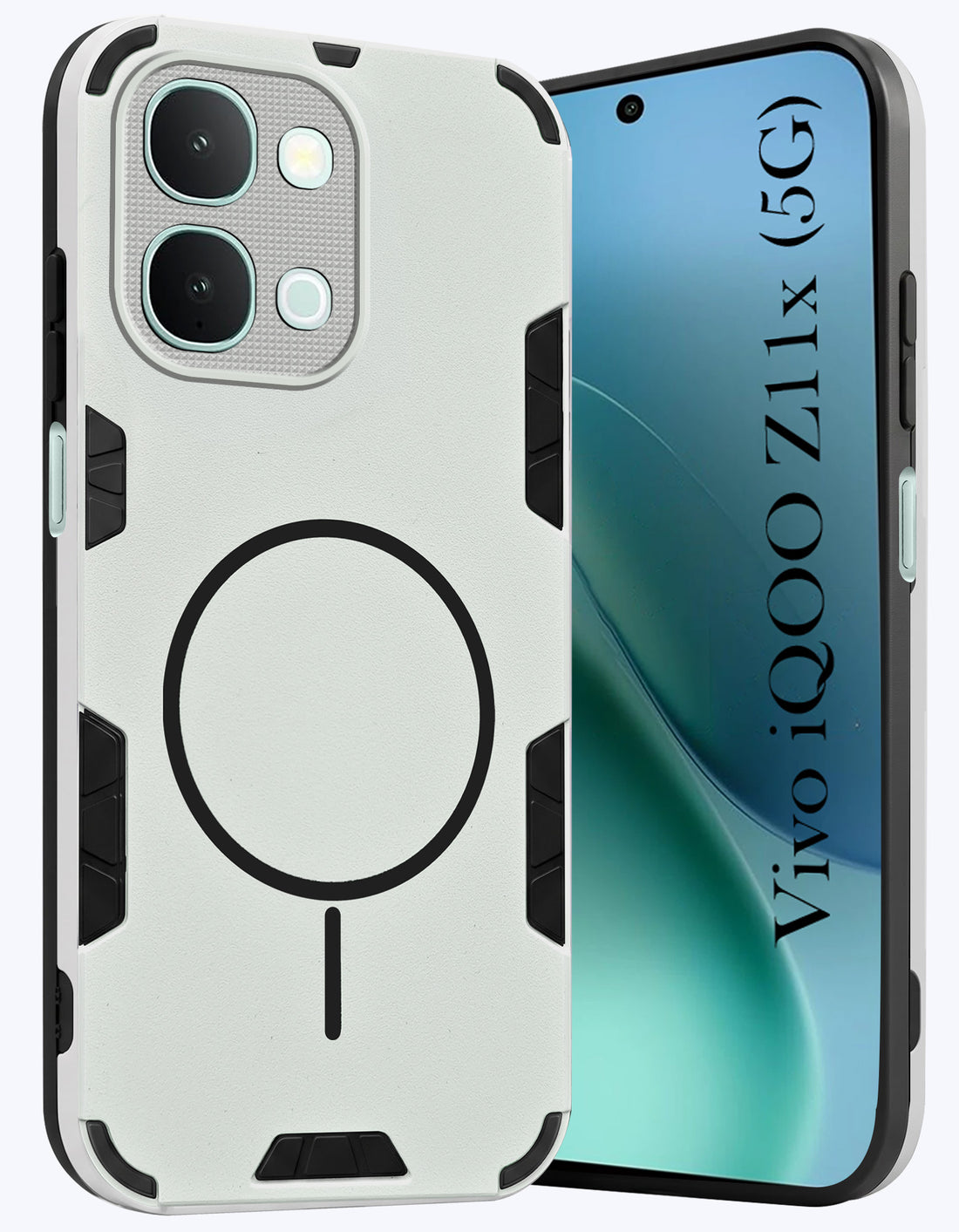 For Vivo iQOO Z11x 5G Back Cover Case (Slim Hybrid Armor | Shockproof Camera Protection | Rugged Dual Layer)