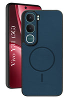 For Vivo Y31 5G Back Cover Case PU Leather (Texture Grip Design | Professional Minimalist | Camera Protection | Soft and Flexible)