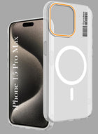For Apple iPhone 15 Pro Max Back Cover Case  (Soft Touch | Camera Bump Protection | MagSafe Compatible | Matte Finish)