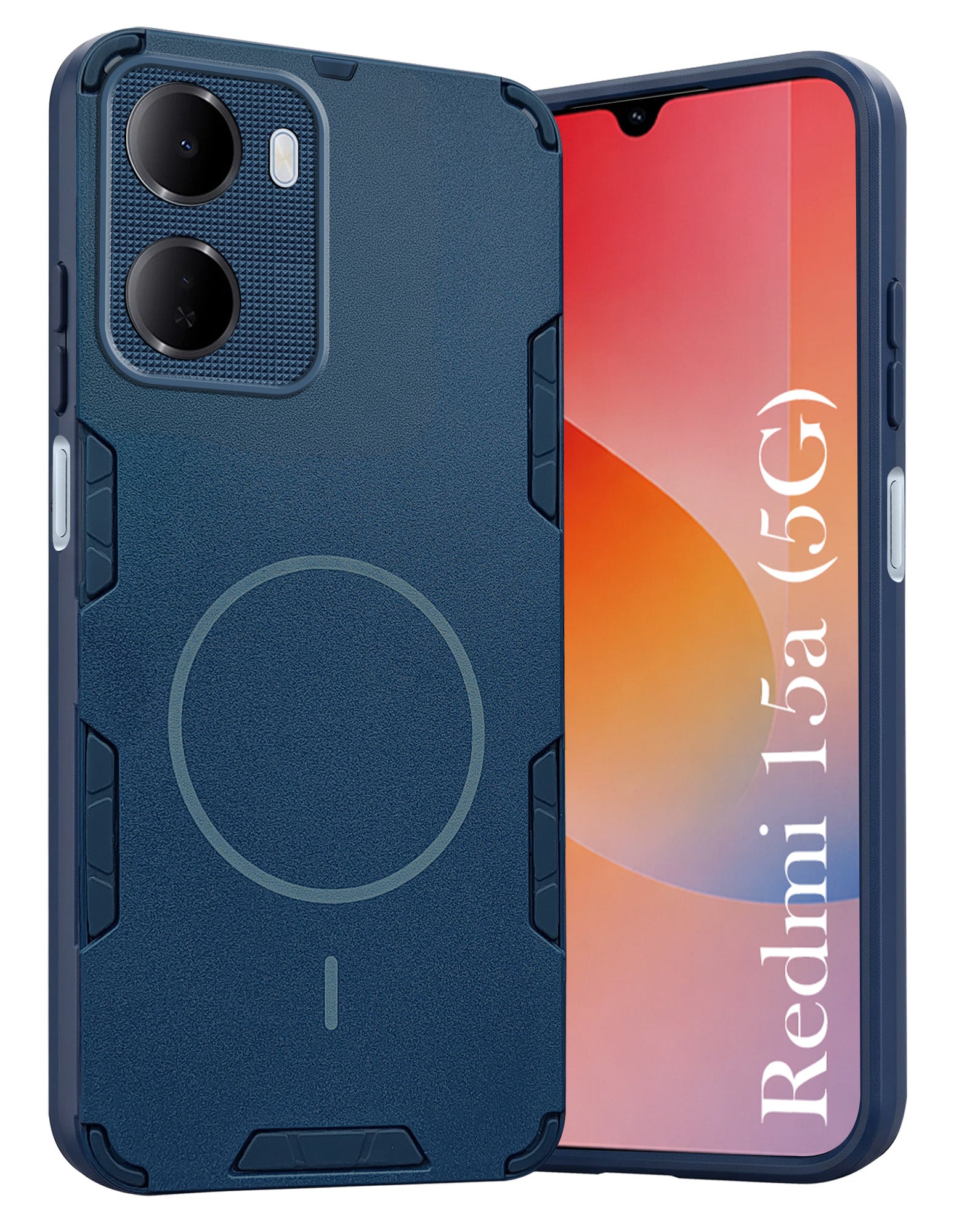 For Redmi 15A 5G Back Cover Case (Slim Hybrid Armor | Shockproof Camera Protection | Rugged Dual Layer)