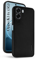 For Oppo K14x 5G Back Cover Case Rubberised (Textured Grip Design | Micro-Fiber Cloth Inside | Slim and Light Weight | Soft Touch and Feel)