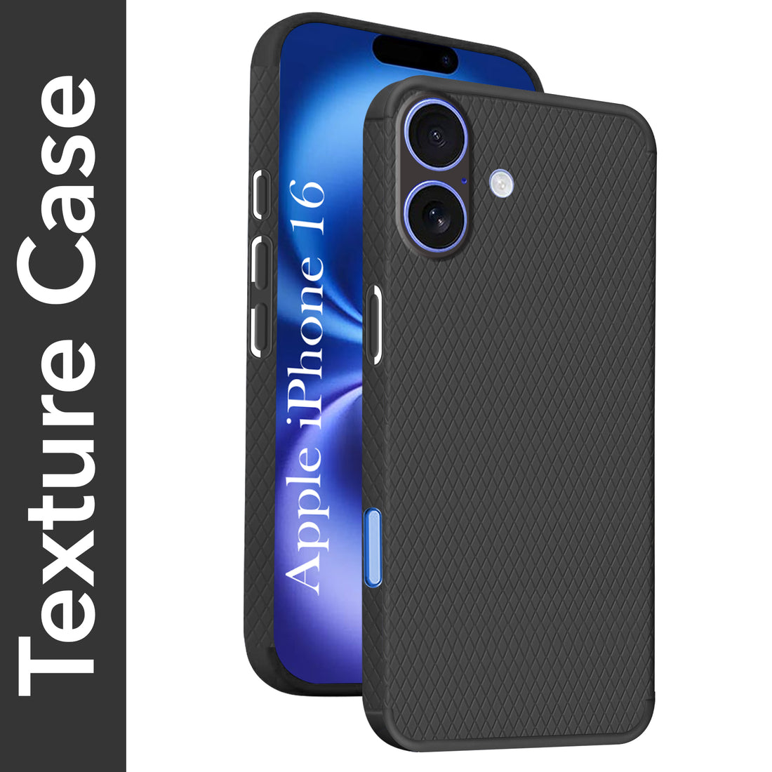 For Apple iPhone 16 Back Cover Case (Liquid Silicone | Side Grip | Camera Protection)