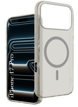 For Apple iPhone 17 Pro Back Cover Case (Frosted Matte Feel | MagSafe Compatible Wireless Charging)