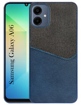 For Samsung Galaxy A06 Back Cover Case (Dual PU Leather Stitch | Professional Minimalist | Soft and Flexible)