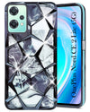For OnePlus Nord CE 2 Lite Back Cover Case ( Dual Design Glitter Sparkle and Detachable Diamond Print Case | Soft and Flexible)