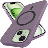 For Apple iPhone 15 Plus Back Cover Case (Frosted Matte Feel | MagSafe Compatible Wireless Charging | Polycarbonate Material)