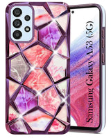 For Samsung Galaxy A53 5G Back Cover Case ( Dual Design Glitter Sparkle and Detachable Diamond Print Case | Soft and Flexible)