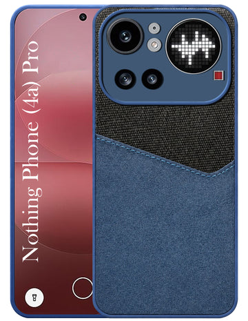 For Nothing Phone 4A Pro 5G Back Cover Case (Dual PU Leather Stitch | Professional Minimalist | Soft and Flexible)