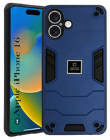 For Apple iPhone 16 Back Cover Case (Lightweight Hybrid Shockproof Polycarbonate)