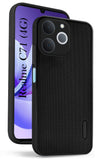 For Realme C71 Back Cover Case (Textured Grip Design | Micro-Fiber Cloth Inside | Slim and Light Weight | Soft Touch and Feel)