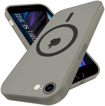 For iPhone SE 2020 | SE 2022 Back Cover Case (Frosted Matte Feel | MagSafe Compatible Wireless Charging | Polycarbonate Material)
