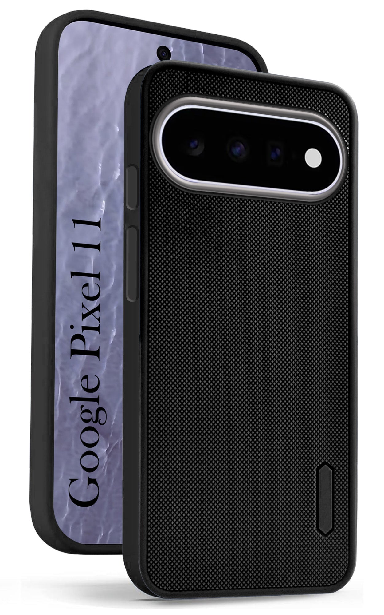 For Google Pixel 11 Back Cover Case Rubberised (Textured Grip Design| Micro-Fiber Cloth Inside | Slim and Light Weight | Soft Touch and Feel)