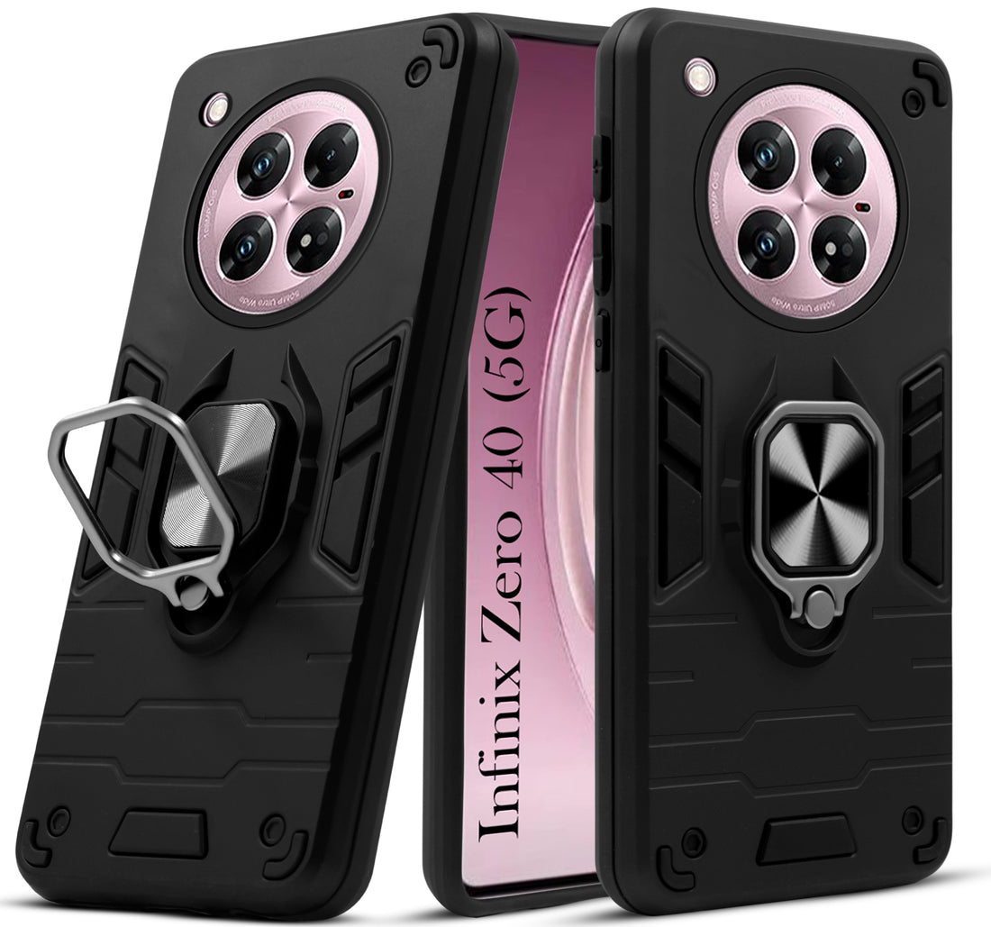 For Infinix Zero 40 5G  Back Cover Case (Shockproof Polycarbonate Dual Layer Hybrid Armor)