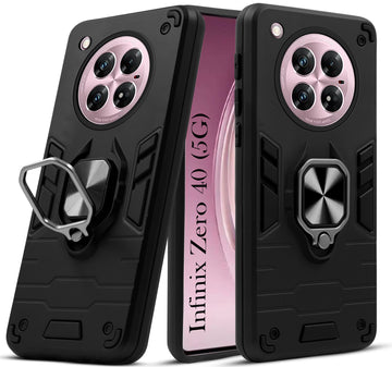 For Infinix Zero 40 5G  Back Cover Case (Shockproof Polycarbonate Dual Layer Hybrid Armor)