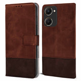 For Vivo iQOO Z9 Lite 5G Flip Cover Case (Professional Dual Leather Wallet with Magnetic Closure)