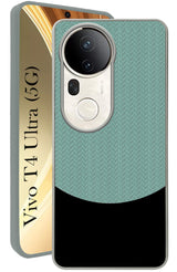 For Vivo T4 Ultra Silicone Finish Back Cover Case (Premium Minimalist Professional Feel | Camera Protection Bump)