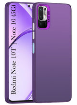 For  Xiaomi Mi Redmi Note 10T 5G | Note 10 5G Hard Back Cover Case (Velvet Touch | Professional Glossy Finish | Camera Protection Bump)