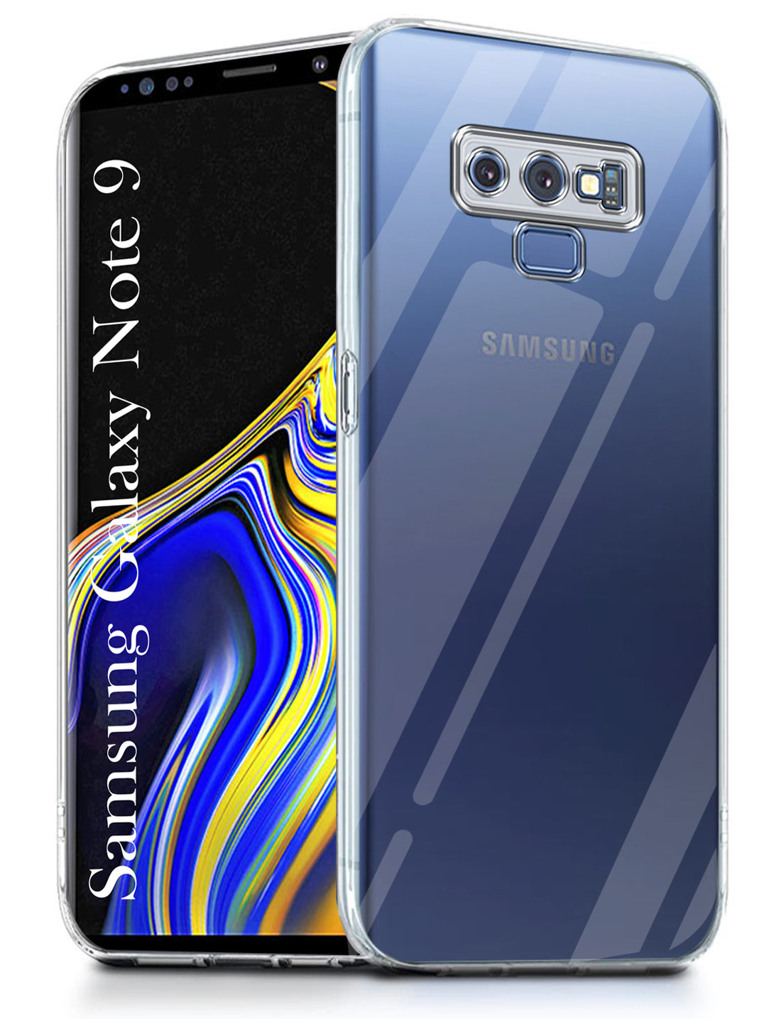 For Samsung Galaxy Note9 Back Cover ( Silicone Clear Shockproof Case with Camera Protection | Soft and Flexible | Transparent)