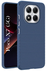 For Xiaomi Poco X7  Back Cover Case (Liquid Silicone | Side Grip | Camera Protection)