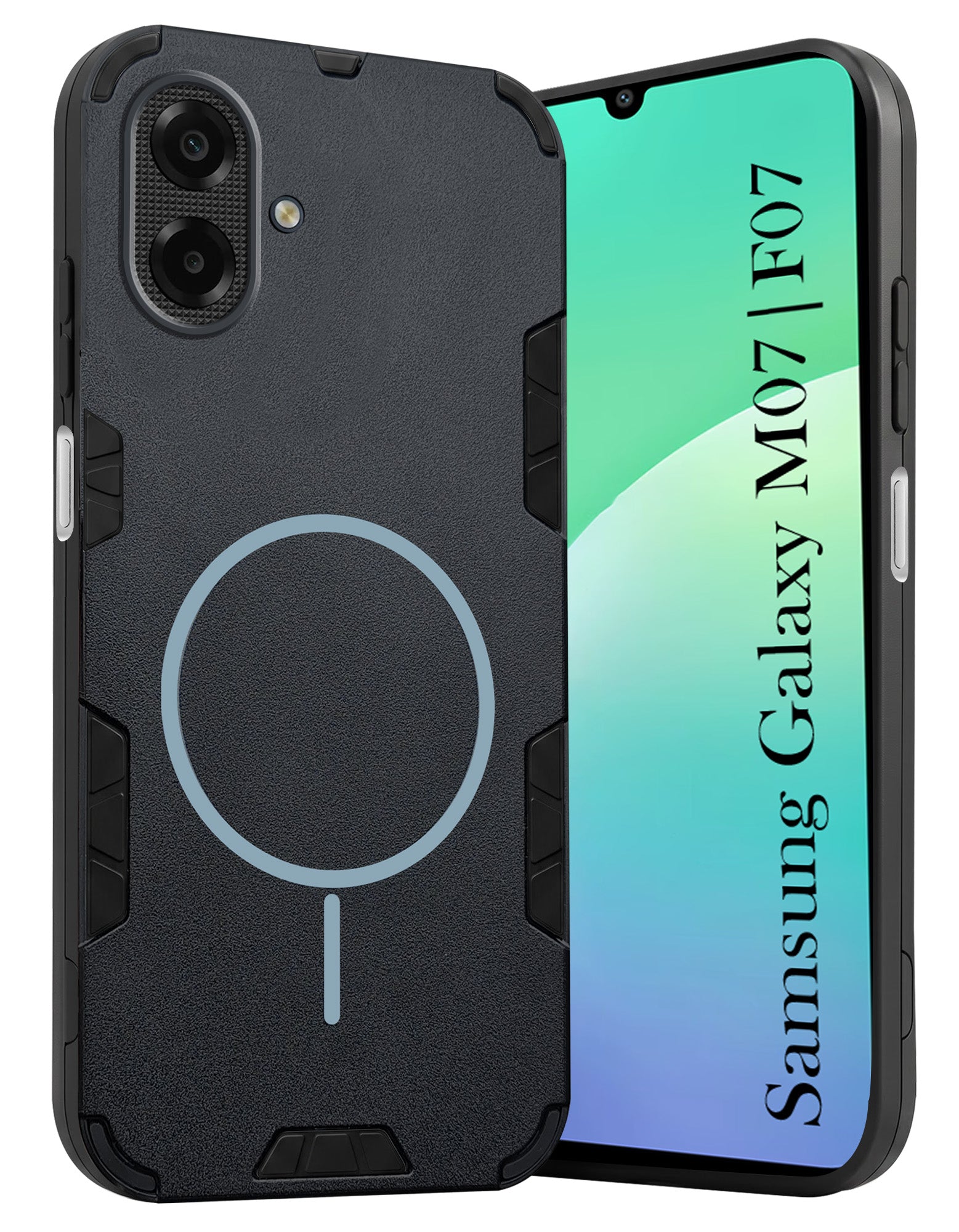 For Samsung Galaxy M07 | Samsung Galaxy F07 Back Cover Case (Slim Hybrid Armor | Shockproof Camera Protection | Rugged Dual Layer)