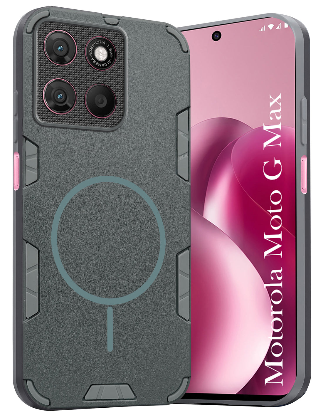 For Motorola Moto G Max Back Cover Case (Slim Hybrid Armor | Shockproof Camera Protection | Rugged Dual Layer)