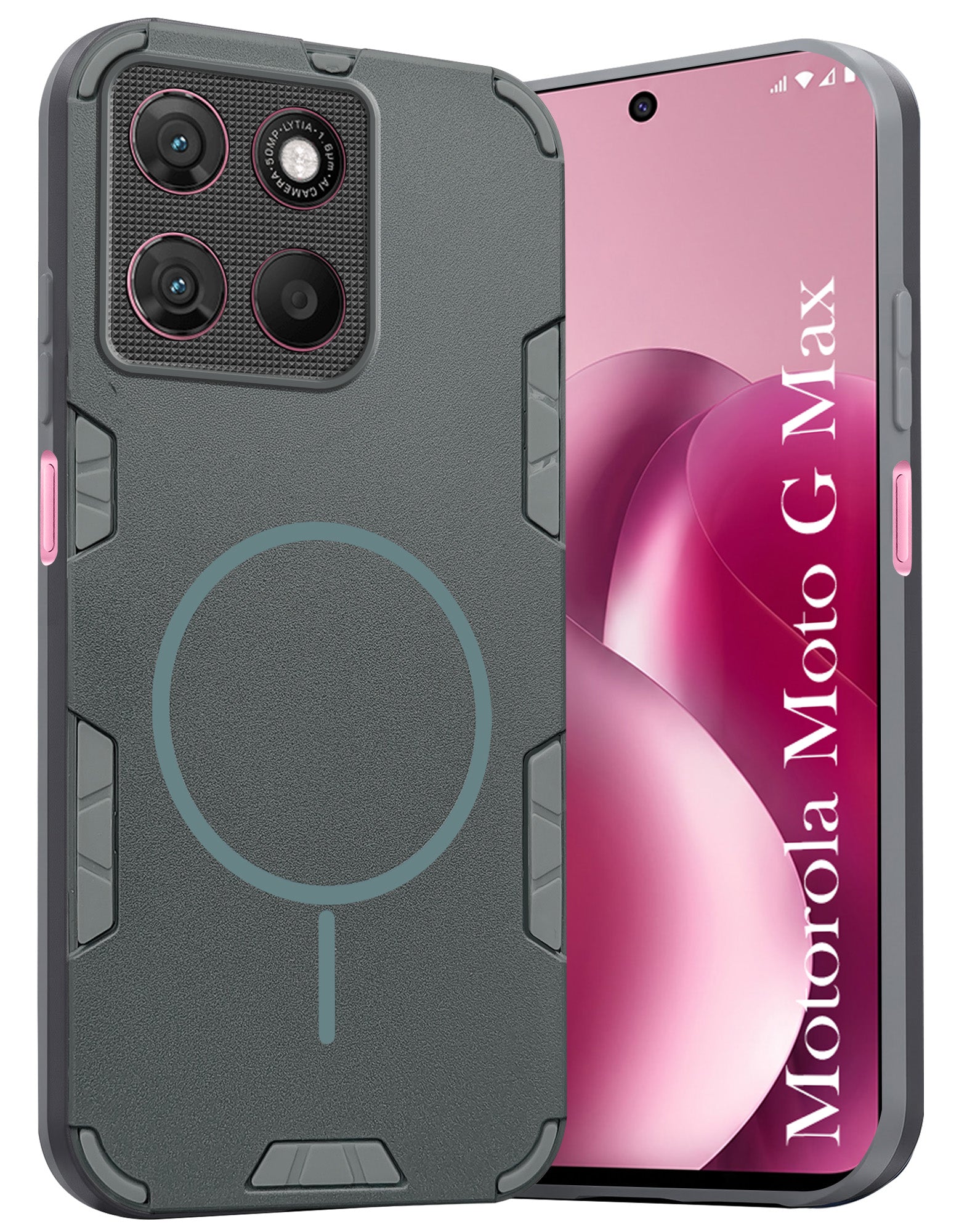 For Motorola Moto G Max Back Cover Case (Slim Hybrid Armor | Shockproof Camera Protection | Rugged Dual Layer)