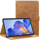 For Honor Pad X8 10.1 Inch AGM3-W09HN Flip Cover Folio Cover (PU Leather | Multi-Angle Smart Stand | Card Storage Slots | Silicone Back Pouch)